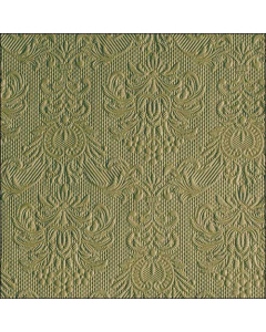 Napkin 33 Elegance green leaf FSC Mix