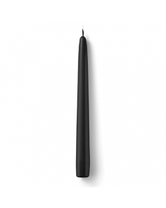 Candle tapered black