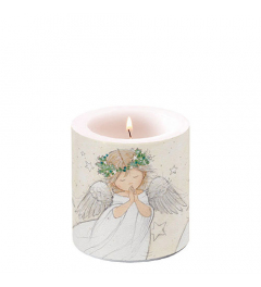 Candle small Praying angel